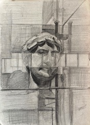 Roman bust
pencil